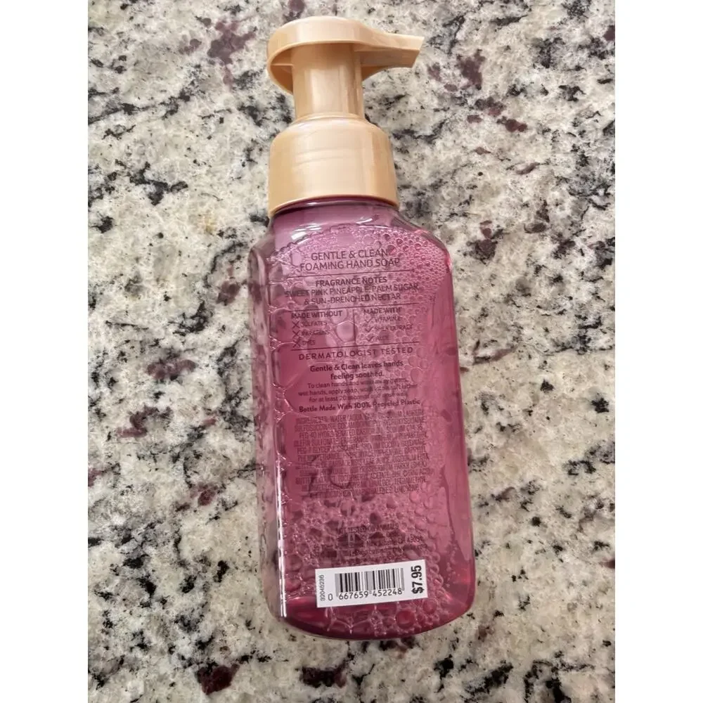 2 X Bath & Body Works Pink Pineapple Sunrise Foaming Hand Soap 8.75 floz